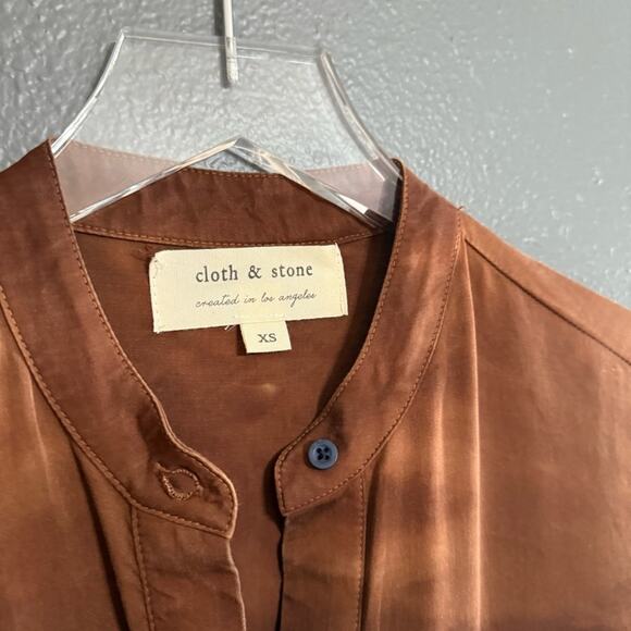 Anthropologie Cloth & Stone Tye-Dye Maxi Dress Size XS - Picture 7 of 8